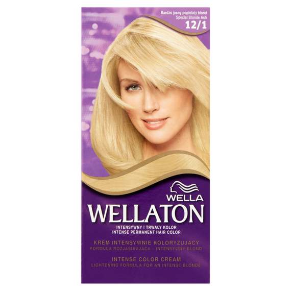 Wella Wellaton Krem intensywnie koloryzujący bardzo jasny popielaty blond 12/1