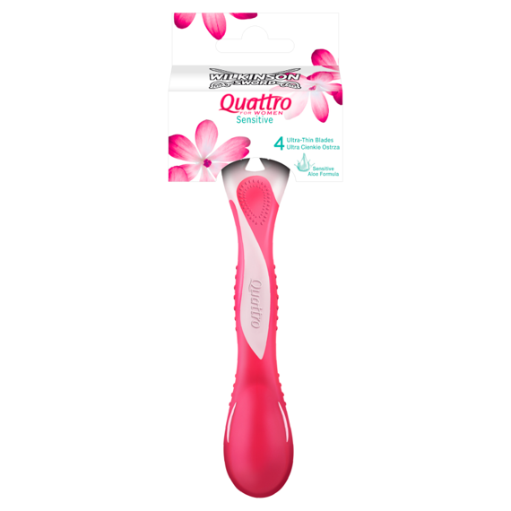 Wilkinson Sword Quattro For Women Sensitive Jednorazowa maszynka do golenia